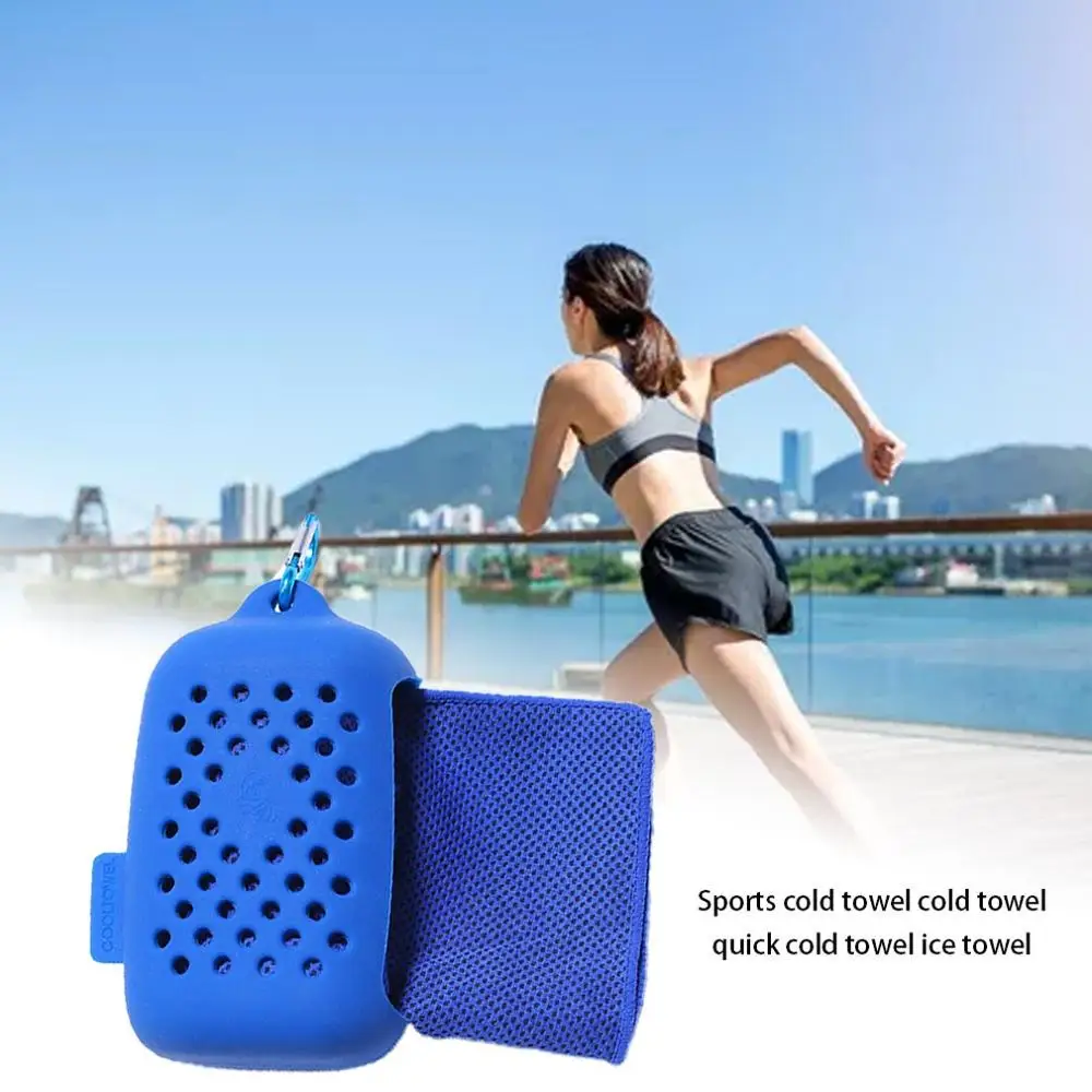 Мгновенное охлаждение рельефное полотенце для спорта Йога Гольф Путешествия