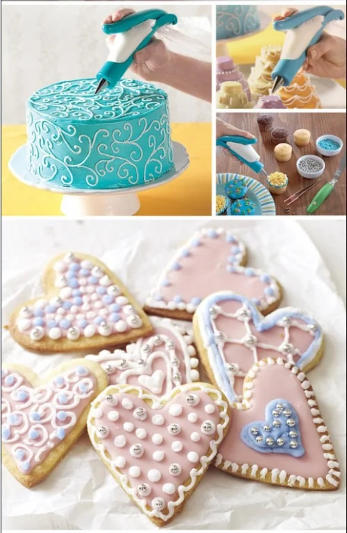 Инструменты для украшения тортов Набор насадок кондитерский крем шприц