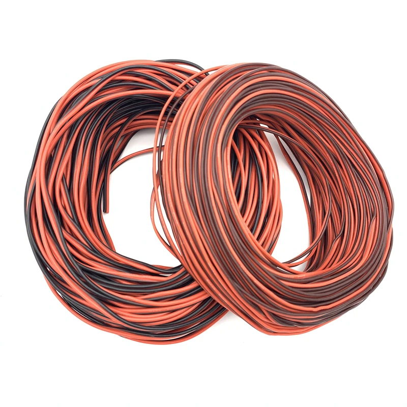 1 м 18AWG 2 контакта Ультра мягкий силиконовый резиновый медный Электрический