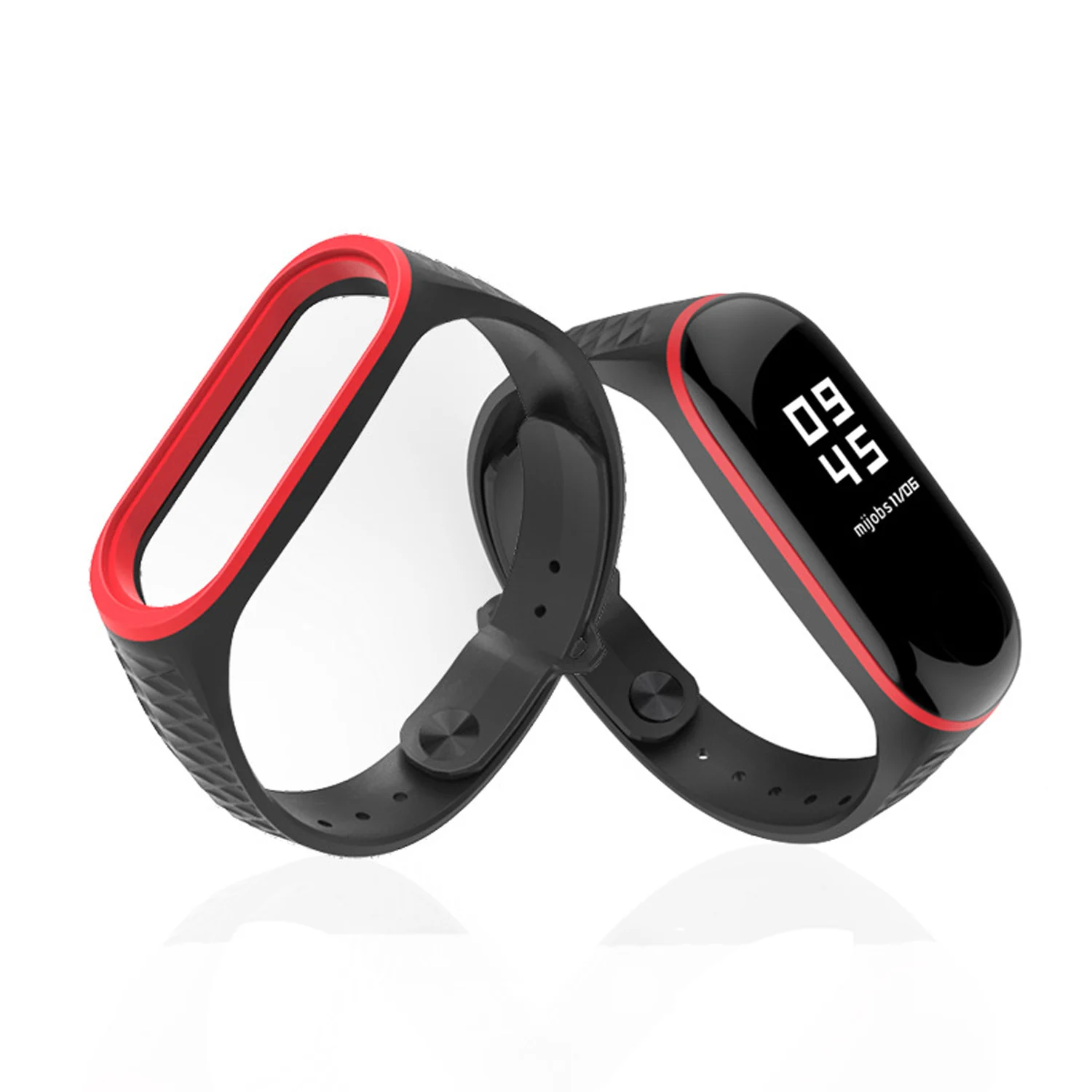 Силиконовый сменный ремешок Gosear для браслета Xiaomi Mi band 3 4 Miband Mi3 Mi4 12 шт. аксессуары