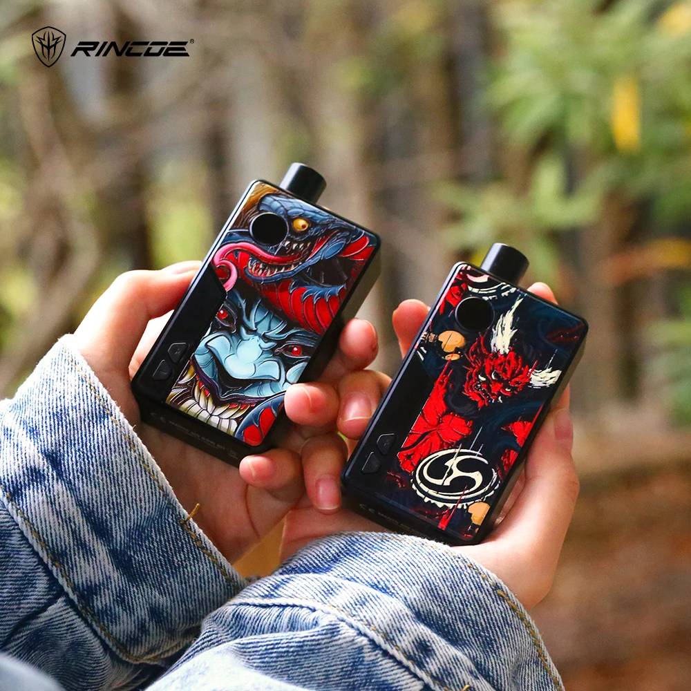 Original Rincoe Manto AIO 80W Kit No 18650 Battery 3ml For RBA Coil 0.3ohm 1.2ohm Electronic Cigarette VS Smoant Pasito Pod | Электроника