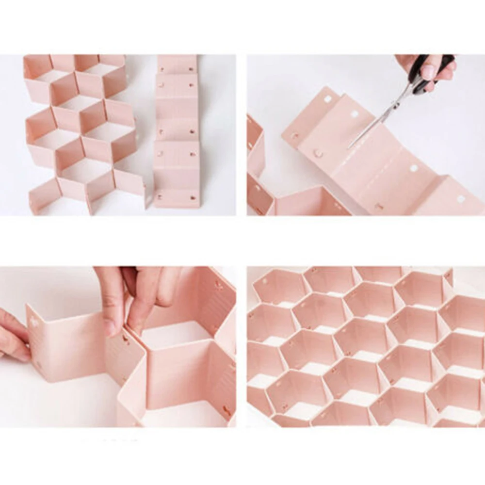 8 шт. ящик для хранения сотовых ящиков разделители мусора коробка носков и