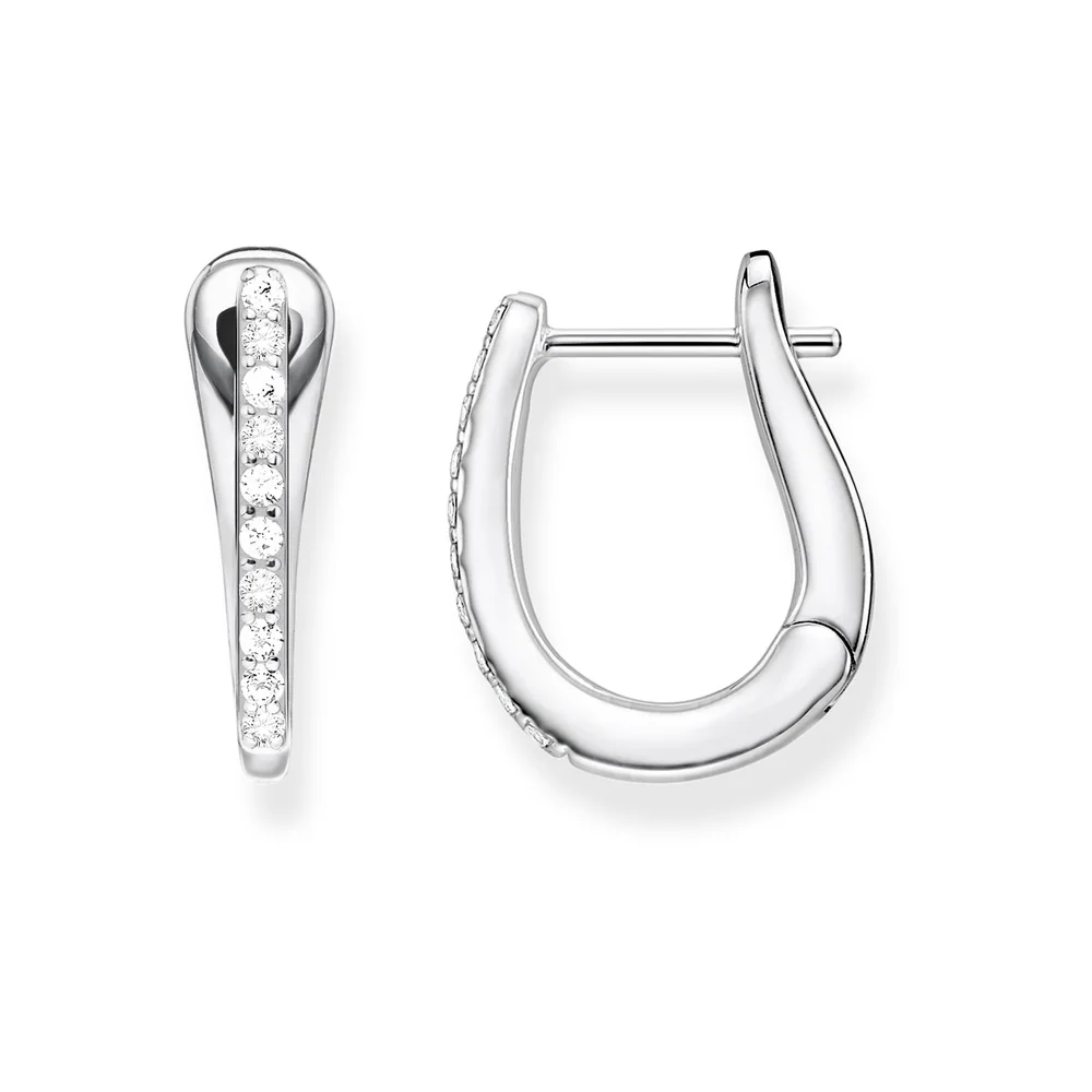 Ellipse Earring Creole Dots Beads Hoop Earrings for Women 925 Silver Fashion Bohemia High Quality Round Ear Jewelry Accessories Gifts Wholesale - Окраска металла: Ellipse Earring