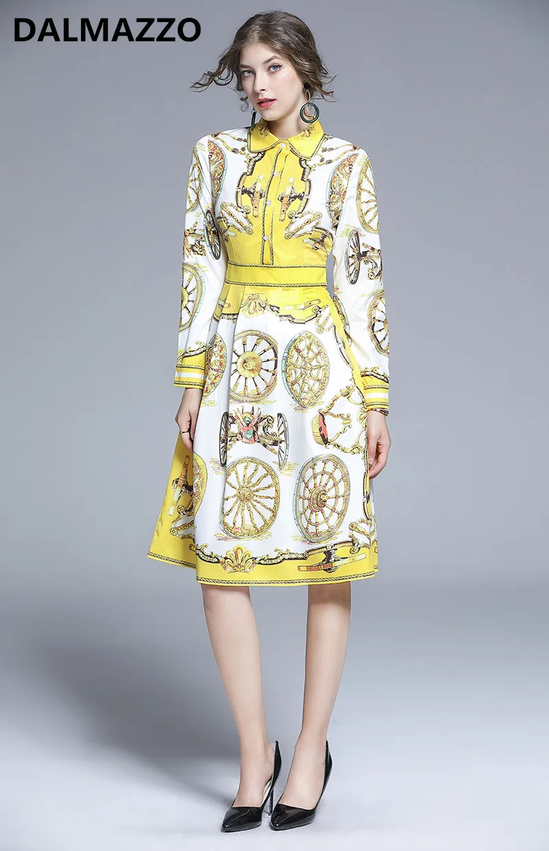 Прямая поставка женское платье рубашка с отложным воротником и рукавом до колена