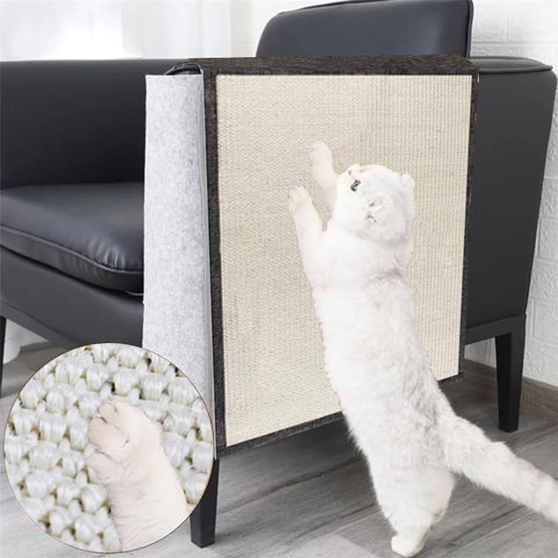 

3 type Foldable Cat Scratcher Mat Natural Sisal Mat Protect Carpets Furniture Sofa Cat Scratching Pad Washable Scratch Board