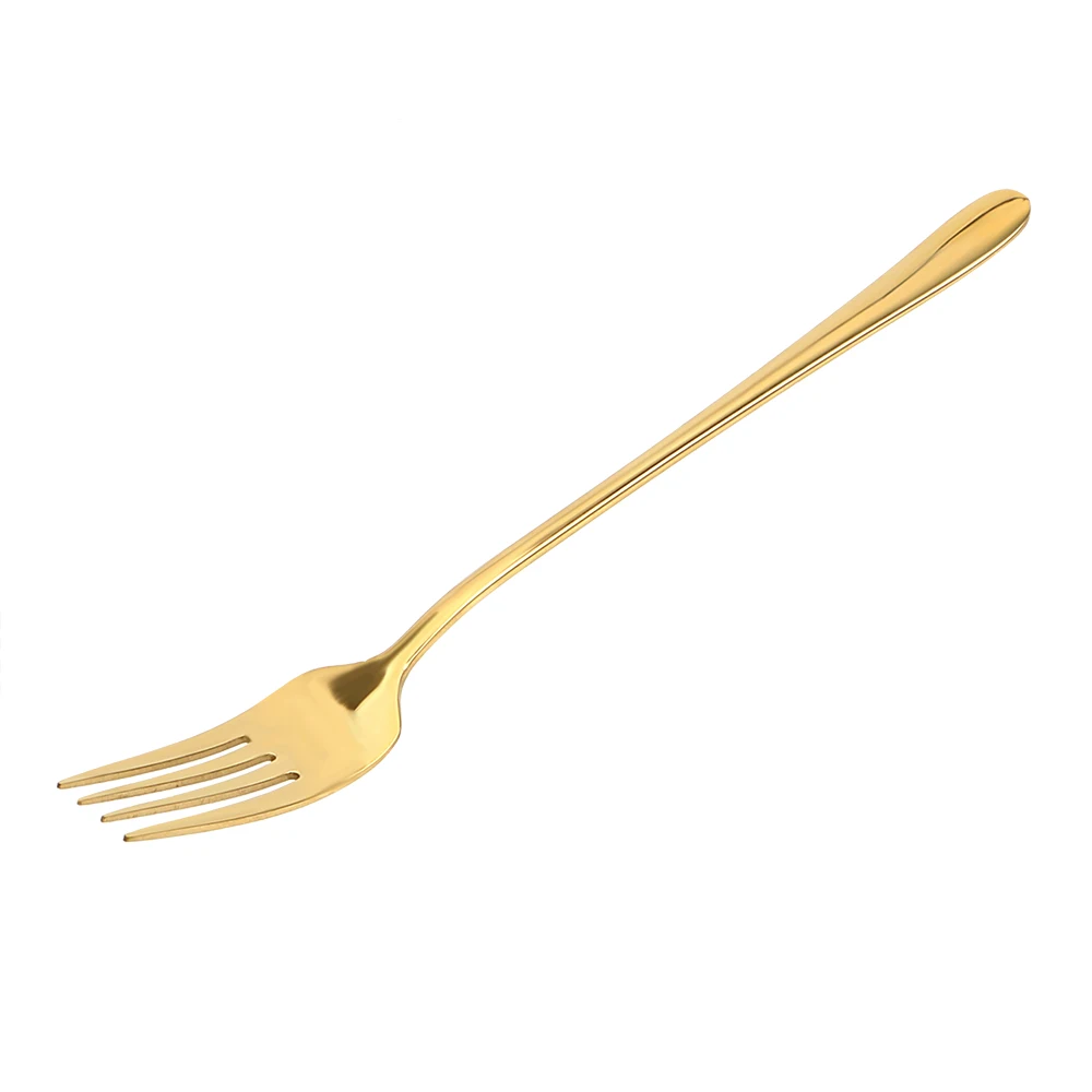 

Stainless Steel Dinner Fork for Hotel Party Long Handle Cake Dessert Forks Food Fruit Fork Kitchen Accessories Tableware