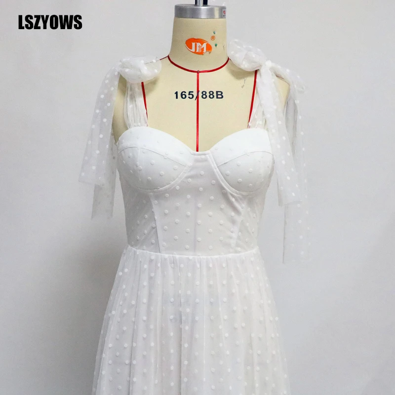 

Summer Mesh Long Dress Women Ruffles Spaghetti Strap Vacation Vintage Maxi Dresses Elegant Polka Dot White Party Dress Vestidos
