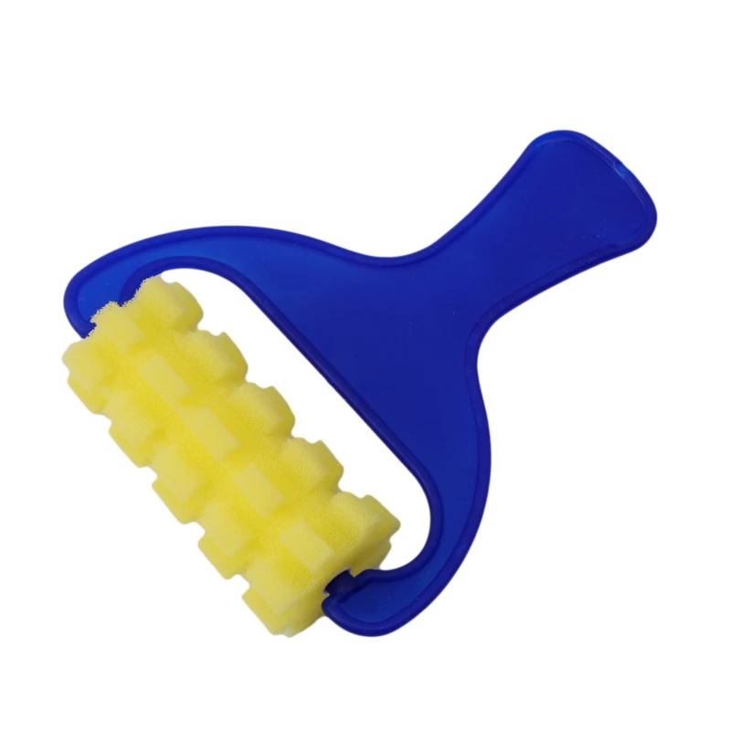 Детские креативные игрушки для рисования желтая губчатая кисть роликовый