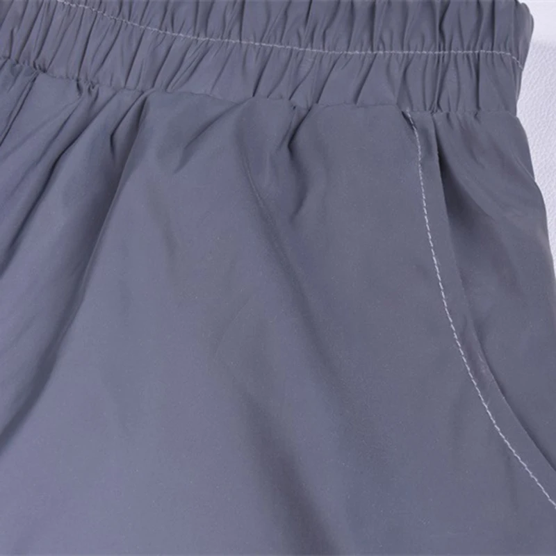 

Flash Reflective Jogger Pants Casual Streetwear Hip Hop Elastic Waist Pants Reflective Ladies Fashion Beam Foot Harem Trousers