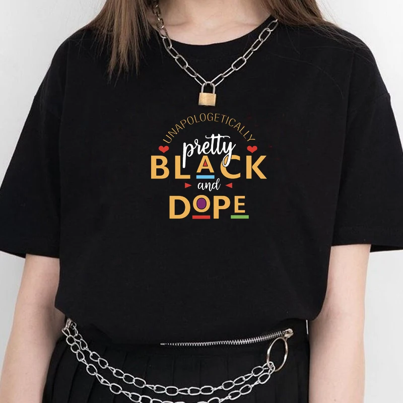 

Black Lives Matter Women Tshirt Colored Ladies Black Queen Maggic Streetwear Graphic T Shirts Plus Size Clothing Dropshipping