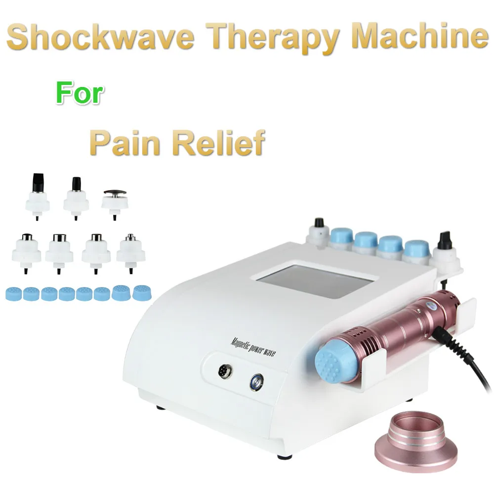 

ShockWave Therapy Machine, Acoustic Shockwave Eswt Therapy Machine Pain Relief Massager Deep Tissue Percussion Body Relax Muscle