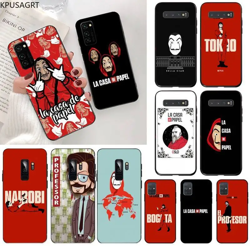 

KPUSAGRT Money Heist House Phone Case for Samsung S20 plus Ultra S6 S7 edge S8 S9 plus S10 5G lite 2020