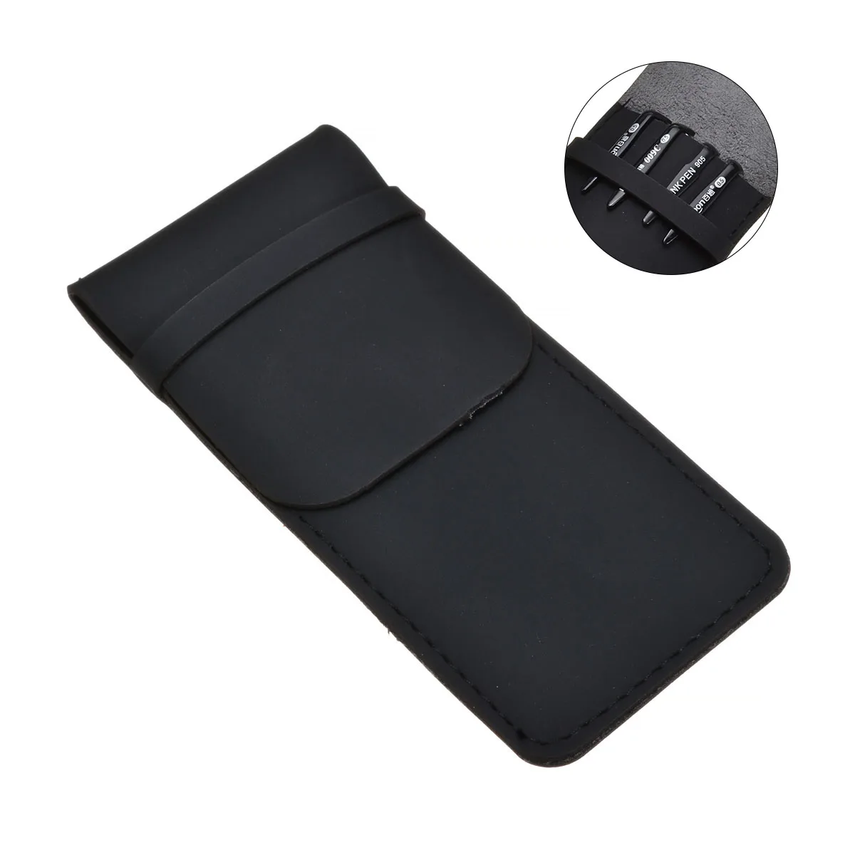 Черная ручка карандаш перьевая чехол прочный женский сумка держатель для ручек