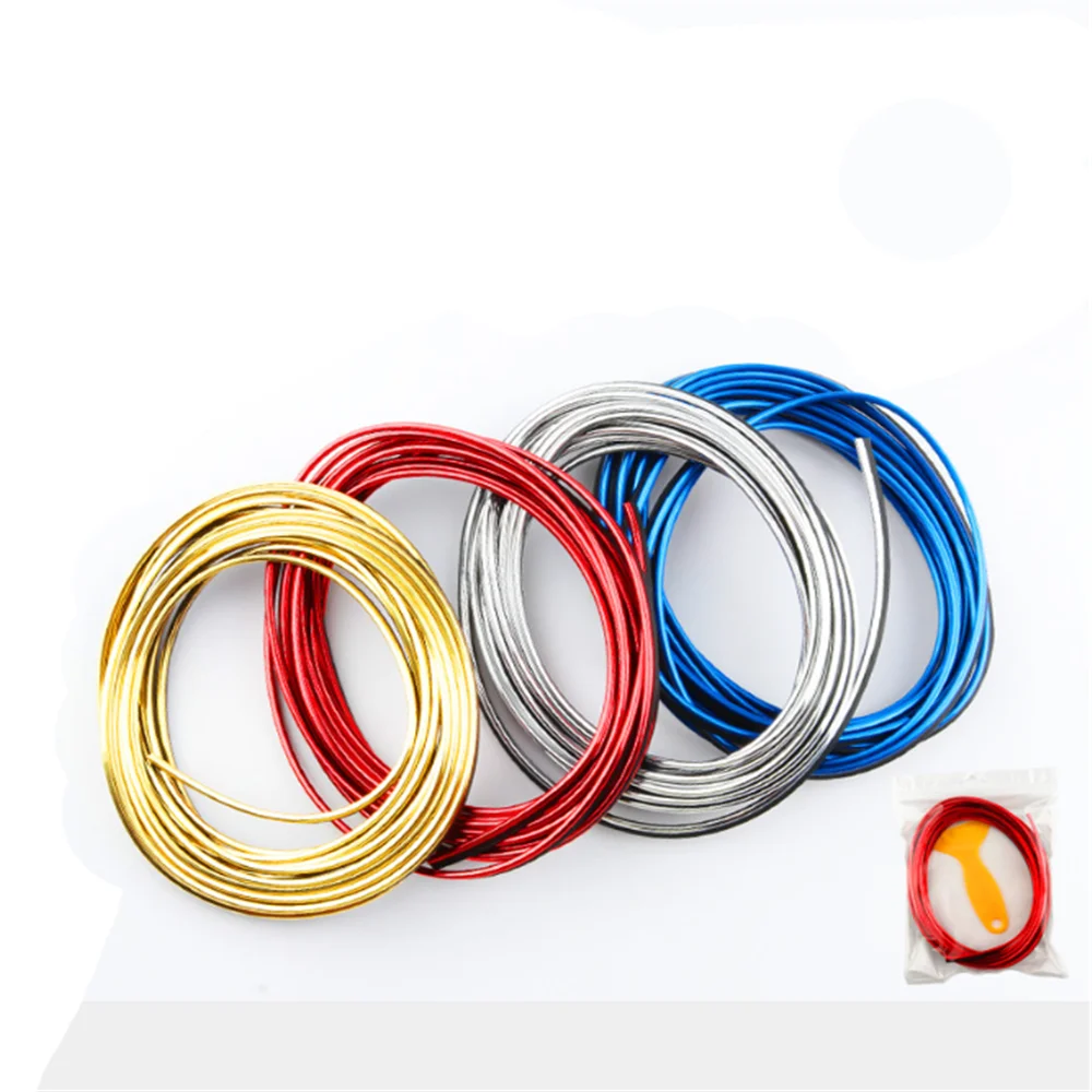 

Car Styling 5M Universal Interior Strips for Audi Cabriolet A6L A8L A4 Avant A4