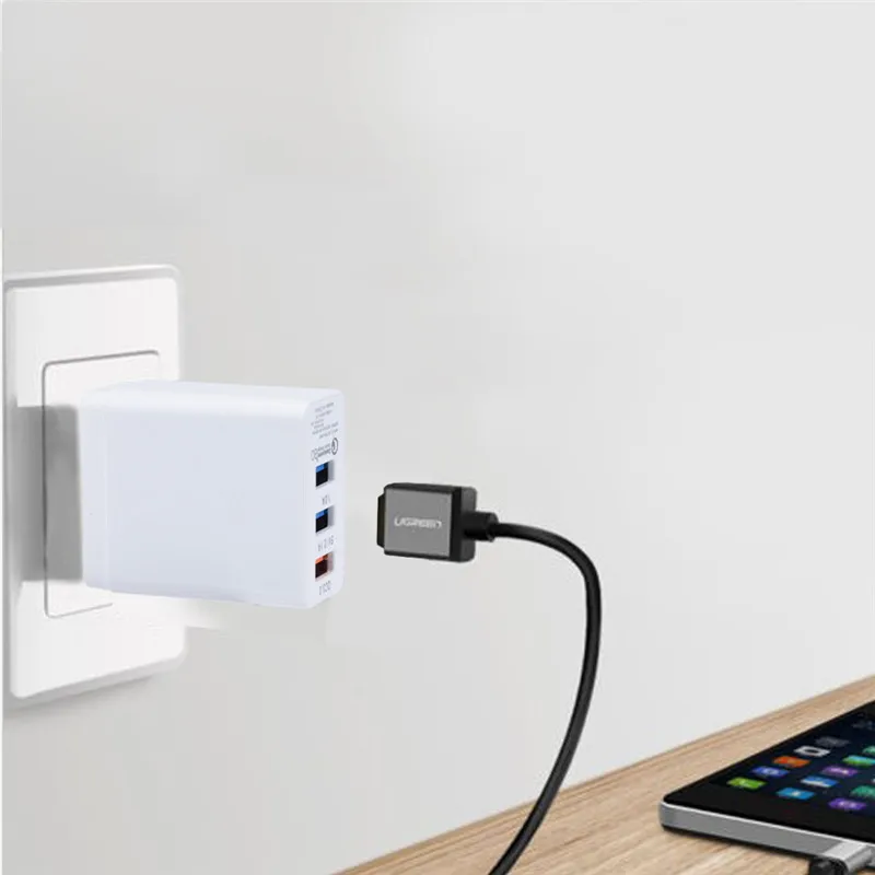 EPULA 2.1A быстрое зарядное устройство 3 USB для iPhone X XS samsung Xiaomi 9 huawei Tablet QC 0 настенное