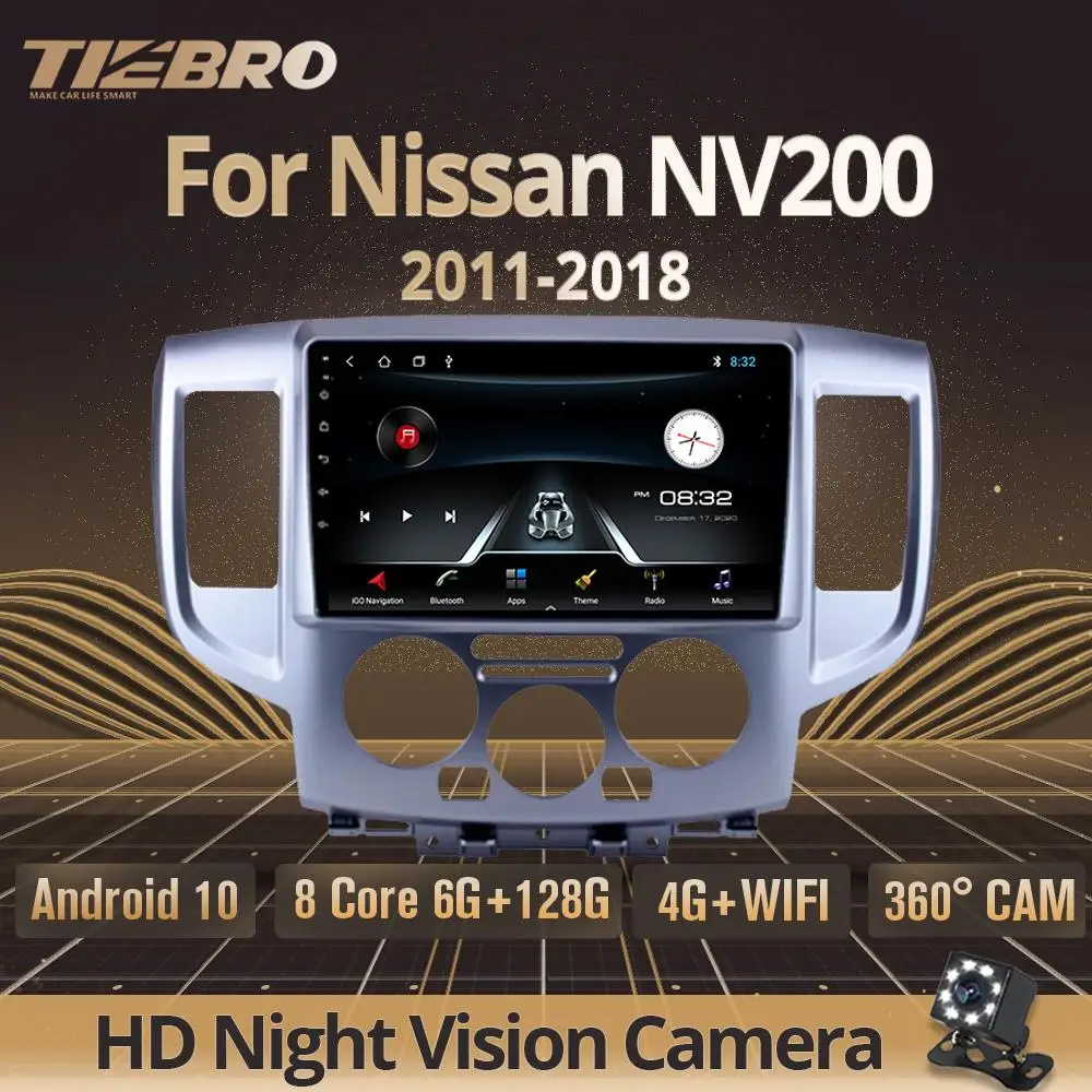 tiebro 2din android10 car radio for nissan nv200 2011 2015 2016 2017 2018 2din car multimedia player auto radio stereo receiver free global shipping
