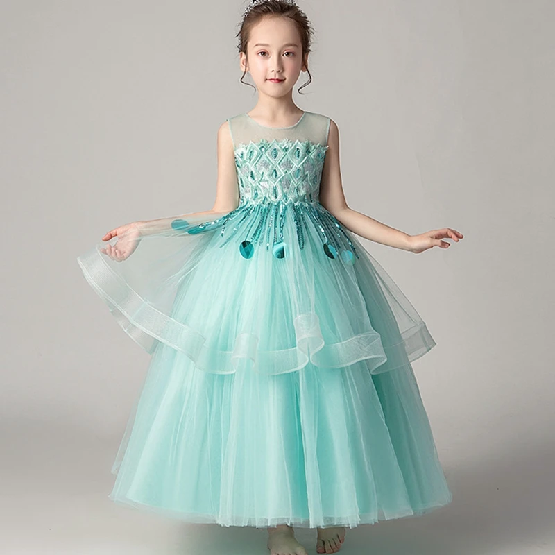 Платье для девочки с цветами платье свадьвечерние подружки невесты детское