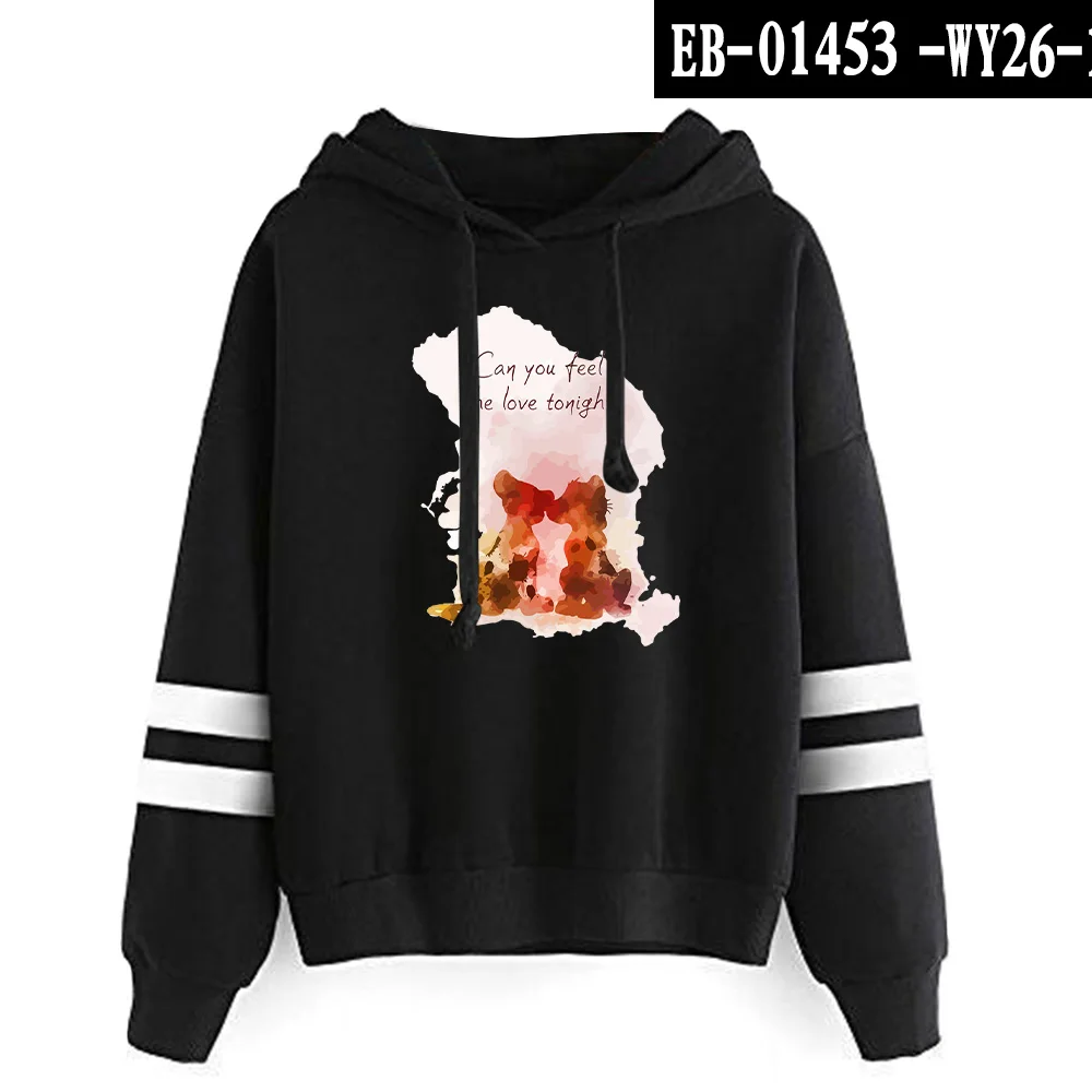 Новый стиль мультфильм лев худи с королем для мальчиков и девочек Роскошные Harajuku