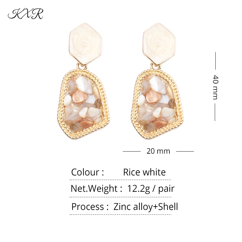 

KXR Jewelry Fashion Tempramental Joker Eardrop New Style is Pure and Fresh and Sweet Earring Female Pearl Ear Nail Wholesale
