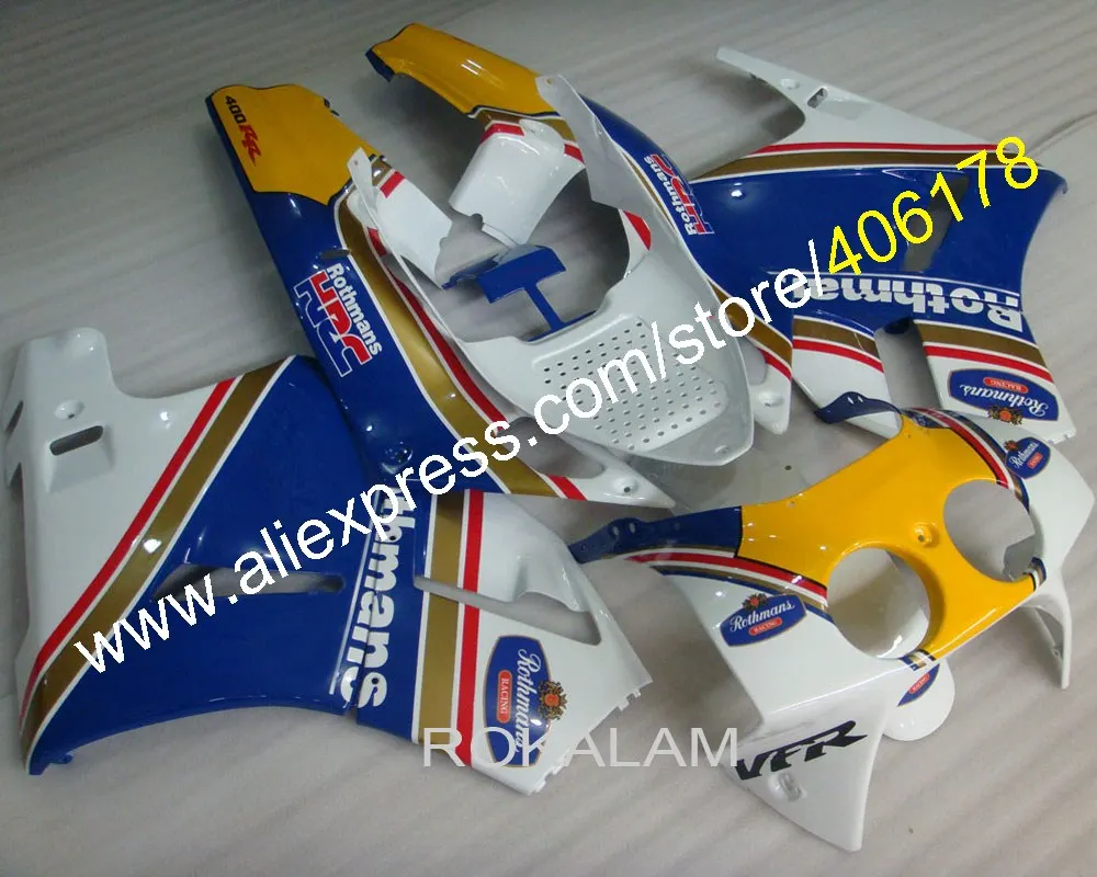 Комплект обтекателей для Honda VFR400RR NC30 1988-1992 VFER400 88-92 V4 VFR400R синие обтекатели