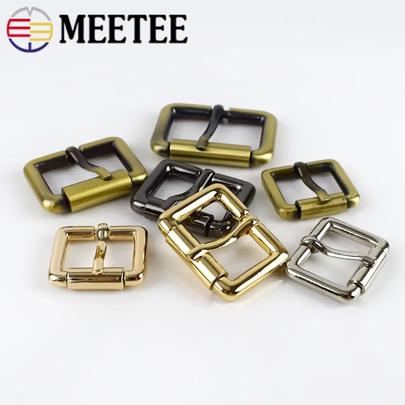 Meetee 5 шт. 20-32 мм квадратная металлическая пряжка для ремня Рюкзак ремень ролик