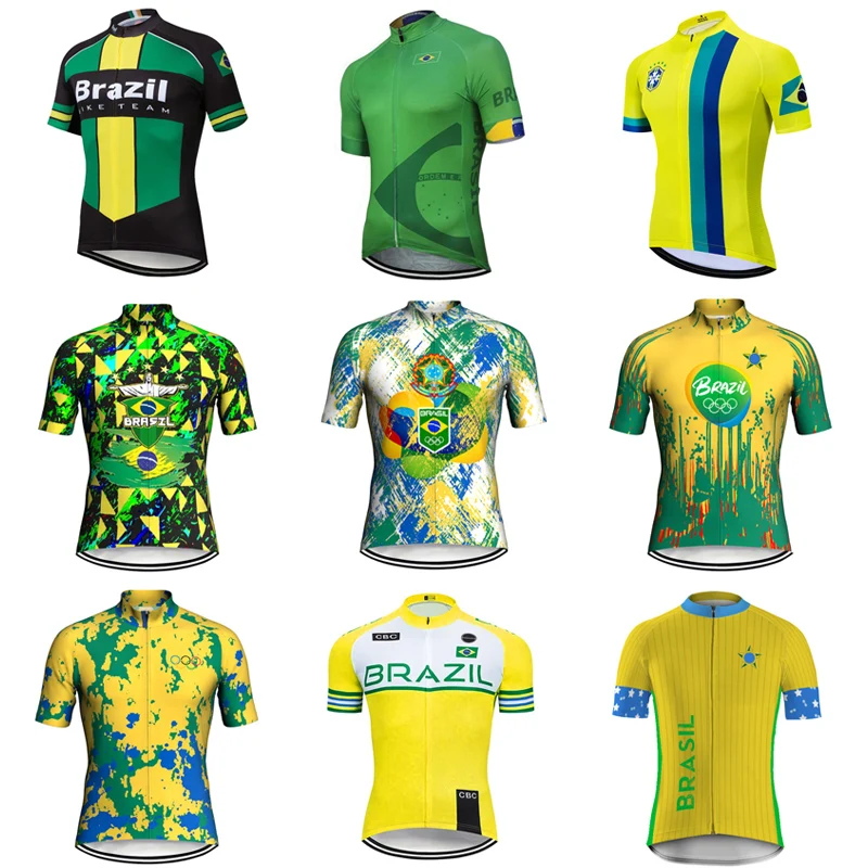 

9 Brazilian Design Cycling Jersey MTB Short Shirt Motorcycle Downhill Pro Race Ride Bicycle Mountain Men Fashion Bike Sport Top