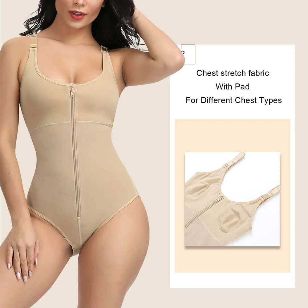 Lover Beauty Women Slimming Bodysuit Shapewear Tummy Control Full Body Shaper Waist Trainer Belt Weight Loss Briefs Underwear
