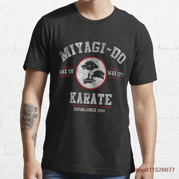 

Miyagi Do Karate Kid Wax On Wax Off Summer Funny T Shirt Men Print Election T-shirt Casual Tees Fashion Streetwear TShirt