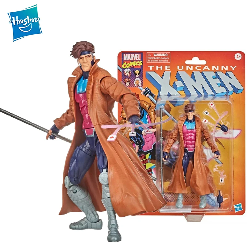 Hasbro Marvel Legends X-Для мужчин чрезвычайных серии 6-дюймовый гамбит 80th юбилей Коллекция