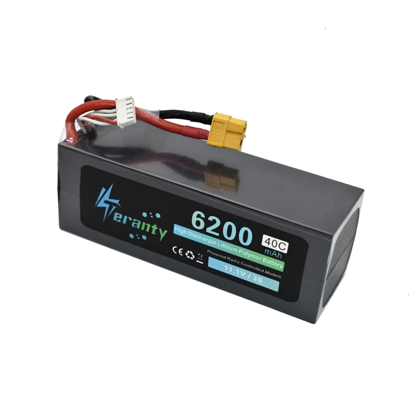 Аккумуляторные батареи Lipo Batterry 11 1 В 6200 мАч 40C для радиоуправляемых автомобилей