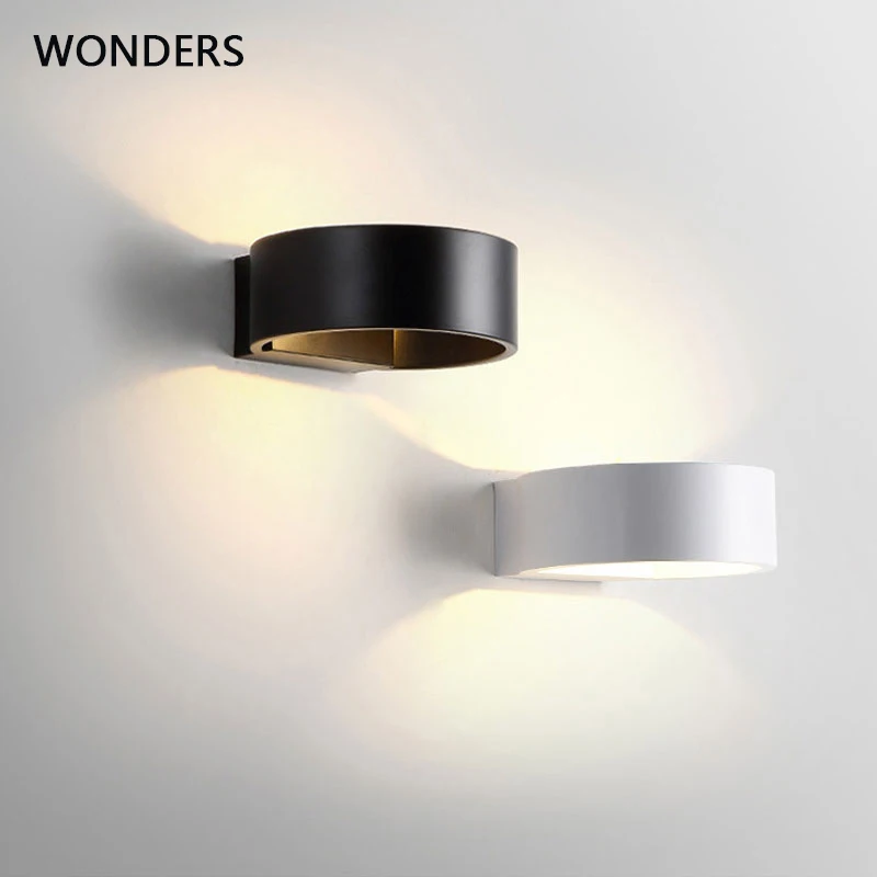 

Nordic Modern Personality LED 5W wall light for balcony bedroom aisle bedside wall lamp indoor decorative aluminum art бра