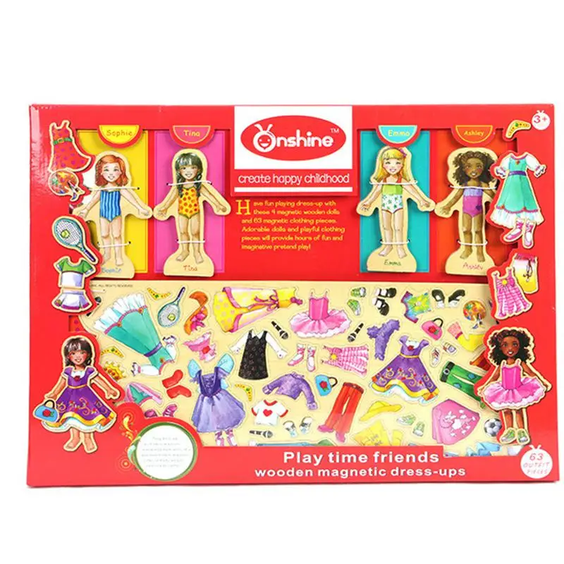 63 шт. детские развивающие игрушки строительные головоломки магнитные милая