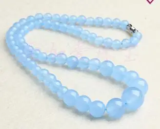 Natural 6-14mm Multicolor Gemstone jade jewelry necklace 17.5 inches | Украшения и аксессуары