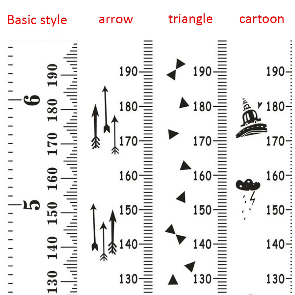 Линейка для роста ребенка линейка Таблица Размеров измерительная украшения