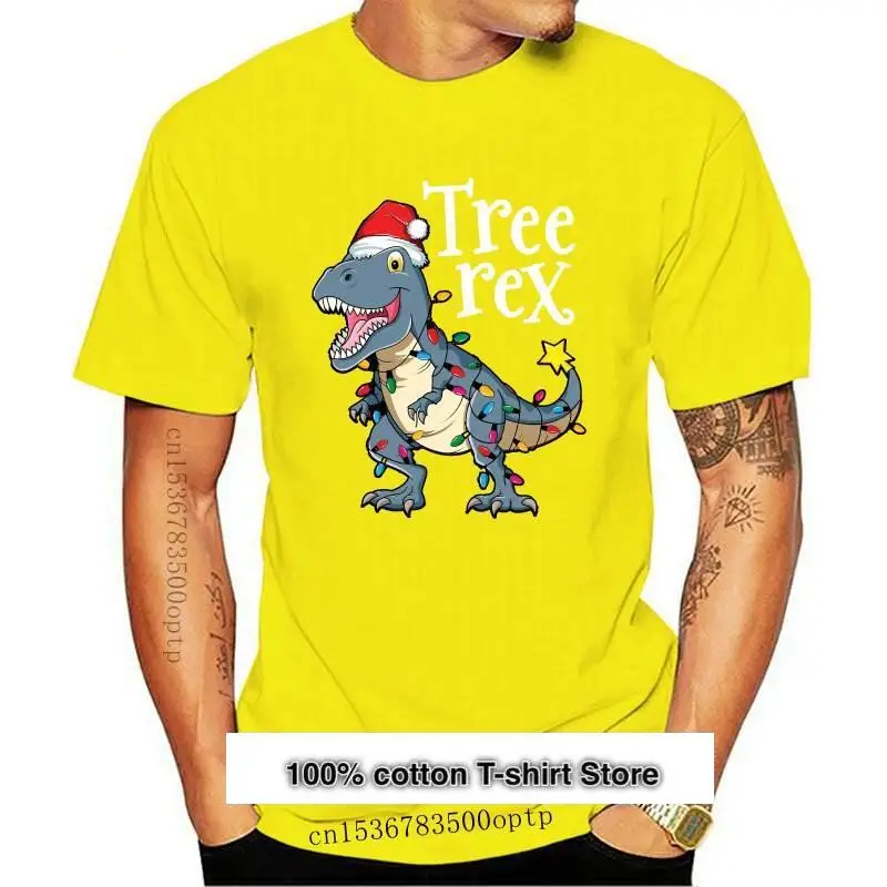 

Camiseta de Tree Rex para hombre y mujer, camisa de Dinosaur de Navidad, pijama, подарок для ребенка
