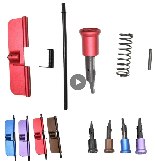 

Totrait Steel Airsoft .223 Forward Assist And Dust Cover Set For M4 M16 AR15 Upper Receiver Parts Kits охота caza