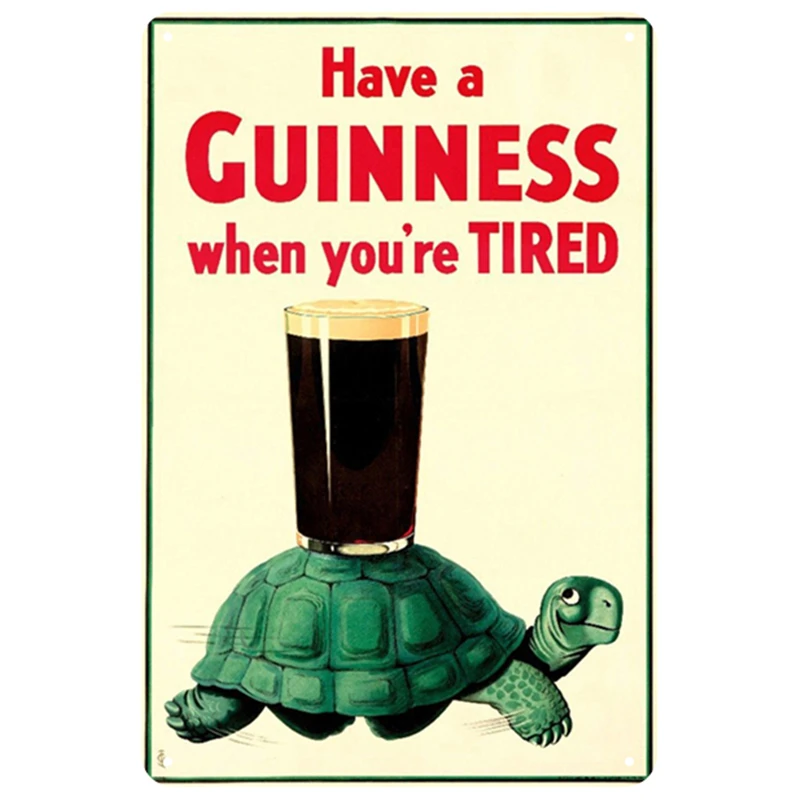 Guinness табличка, металлическая винтажная жестяная вывеска, булавка, потертый шик, Декор, винтажные металлические знаки, украшение для бара, металлический плакат для паба, металлическая пластина