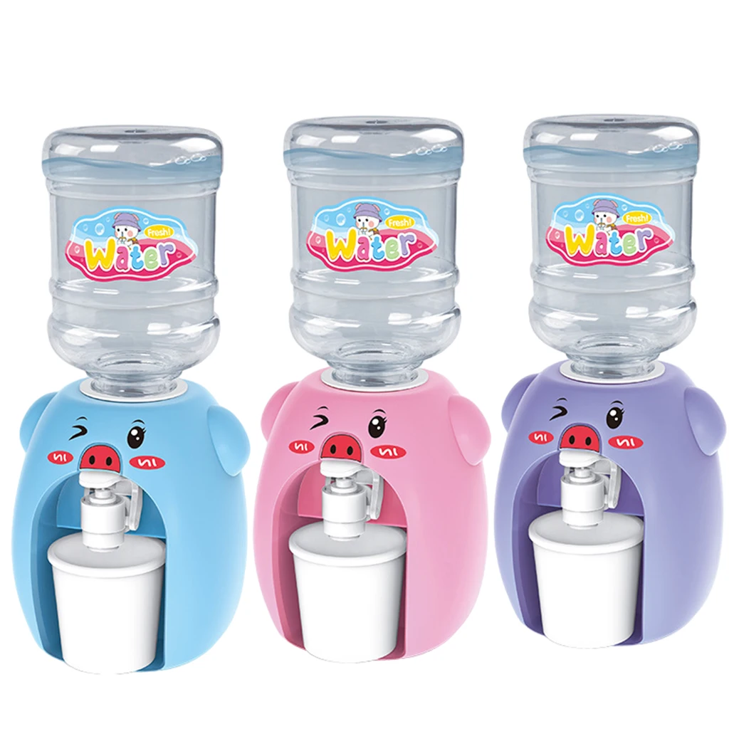 

Cartoon Water Dispenser Toy Dollhouse Pretend Play Novelty Gift for Children