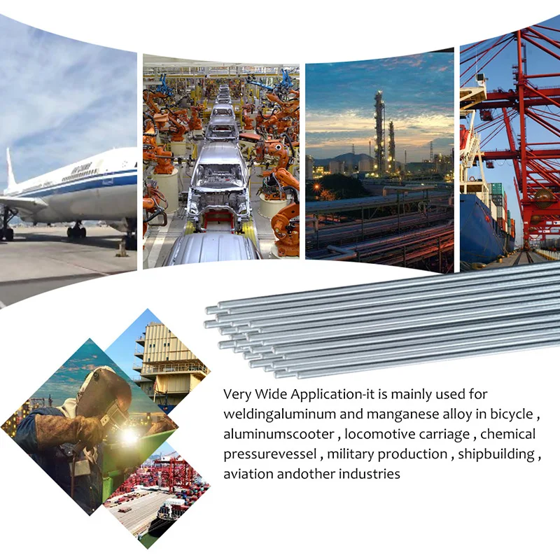 

Low Temperature Easy Aluminum Welding Rods Weld Bars Cored Wire 2mm Rod Solder for Soldering Aluminum No Need Solder Powder