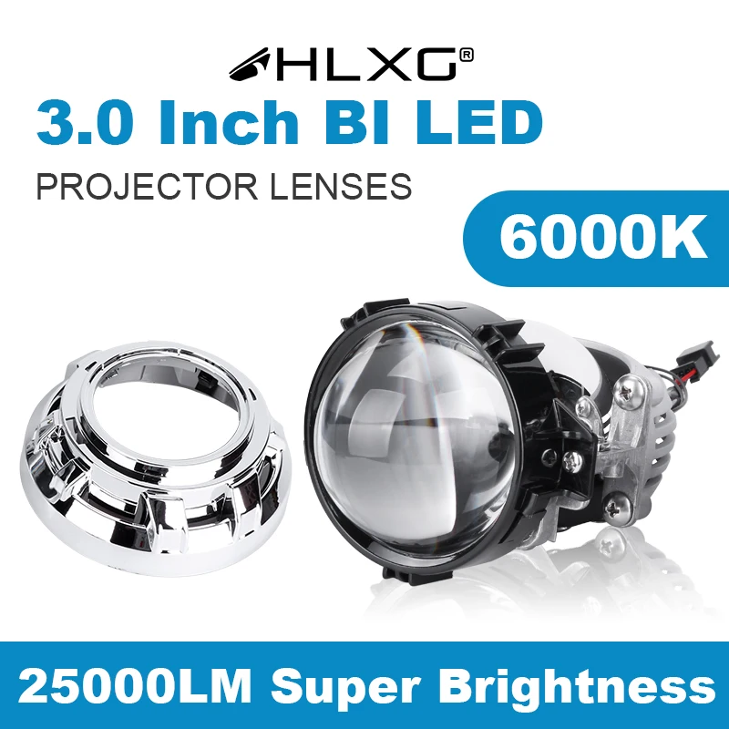 Фар линзы H7 светодиодный 3 0 Bi объектив H4 9005 9006 HID галогенные Биксеноновые
