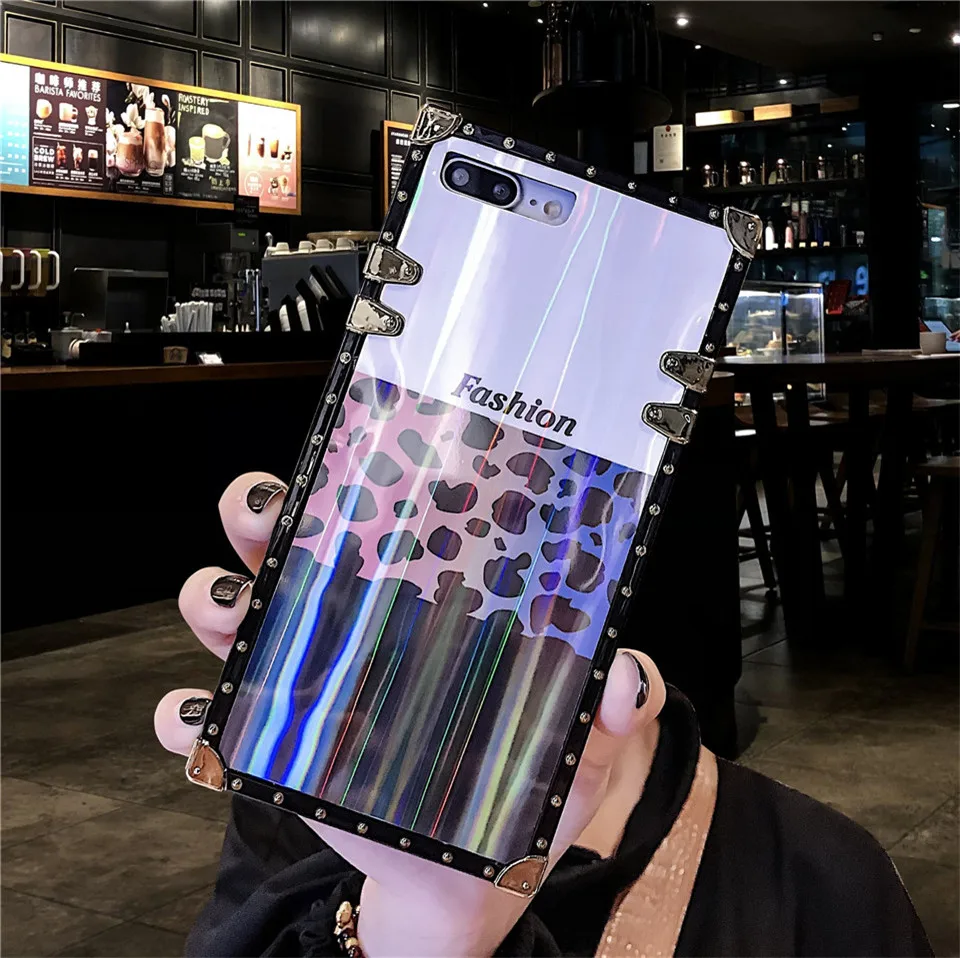 Потрясающий модный леопардовый чехол для телефона Fundas Apple iPhone Xs max чехлы