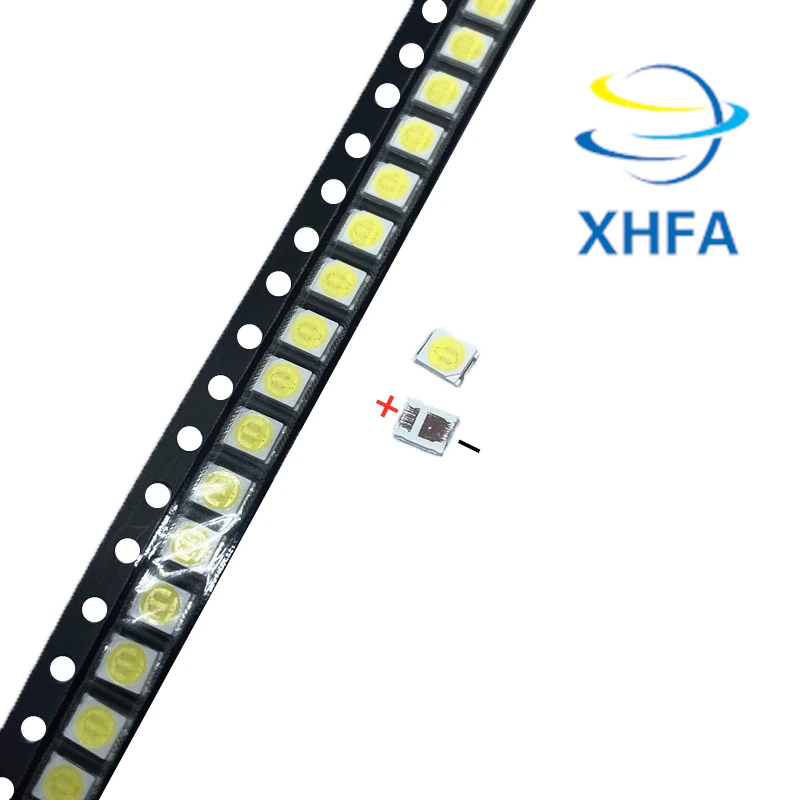 50PCS Original UNI LED 3528 2835 1210 Light Beads High Power 1W 3V 90LM Cool white For LCD TV Backlight Application | Лампы и