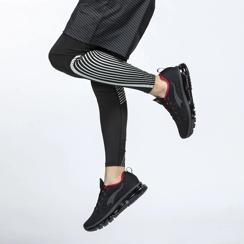 ONEMIX Men's Running Shoes For Men Air Cushion Nice Zapatillas Athletic Trainers Black Sports Designer Outdoor Jogging Shoes Run