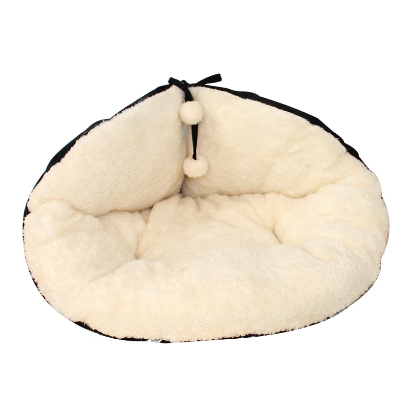 Washable Round Pet Bed Cat Dog Winter Warm Sleeping House Cushion Litter Mat Kennel Panier Pour Chat Products JJ60MW | Дом и сад