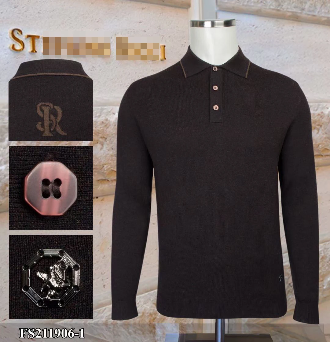 

Billionaire Sweater Cashmere men's 2021 winter new high quality elasticity warm Fashion Straight big size M-4XL printing