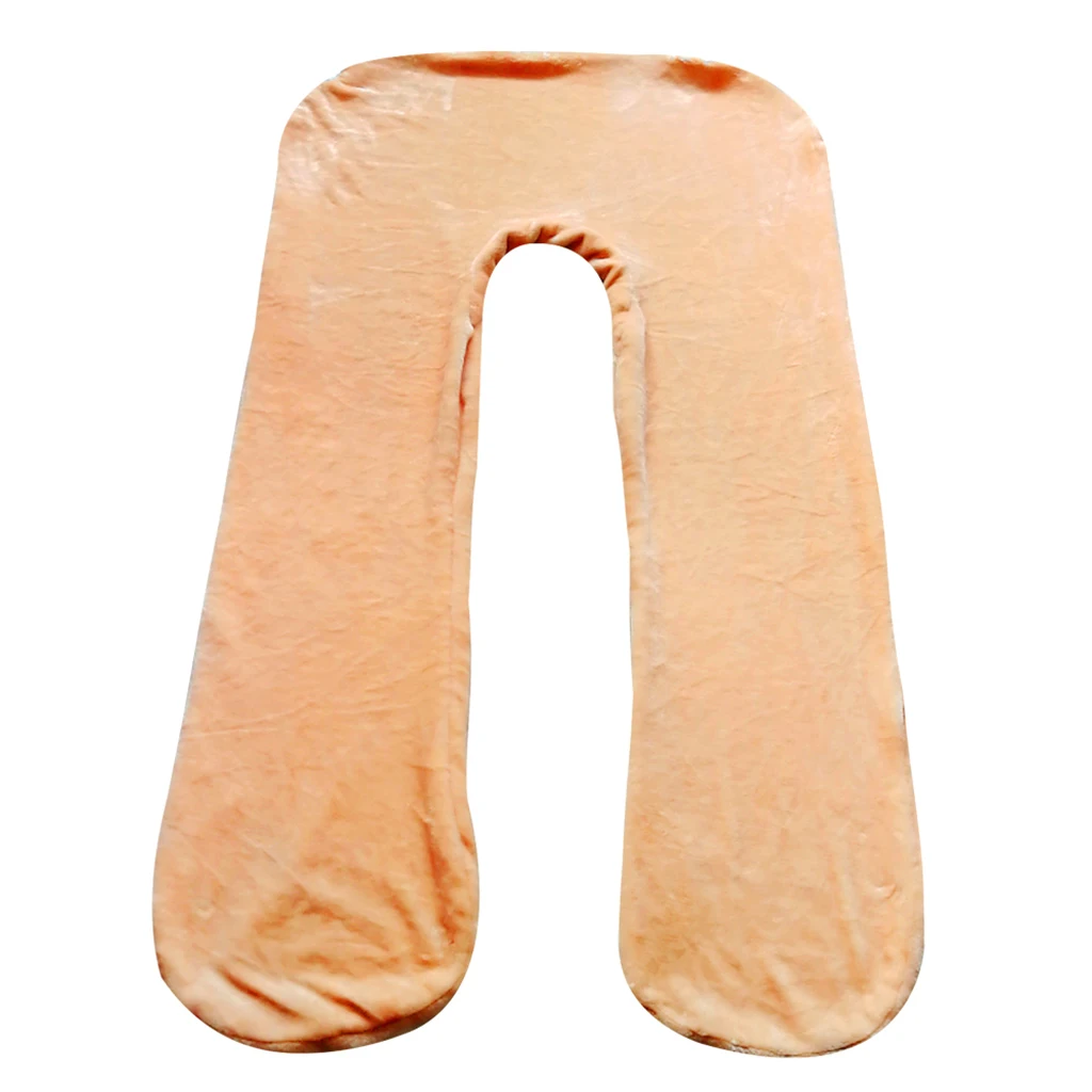 

130x70cm Pregnancy Replace Pillow Case Velvet Washable Outer Cover, Hypoallergenic Full Body Maternity Pillowcase
