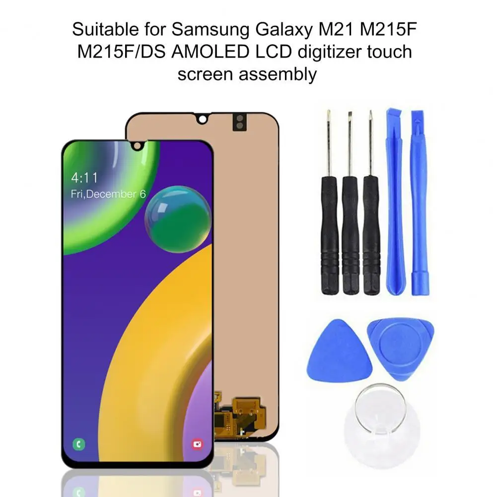 Substituição da Lente de Vidro para Samsung Vidro + Adesivo Original Externo Frente Exterior Galaxy M21 M215f Lcd Touch Screen