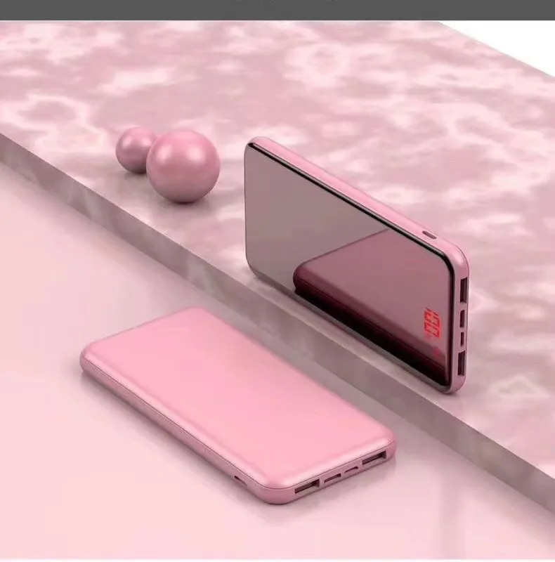 For Xiaomi iphone Huawei Lcd 30000mah Power Bank External Battery PoverBank USB Powerbank Portable Mobile phone Charger