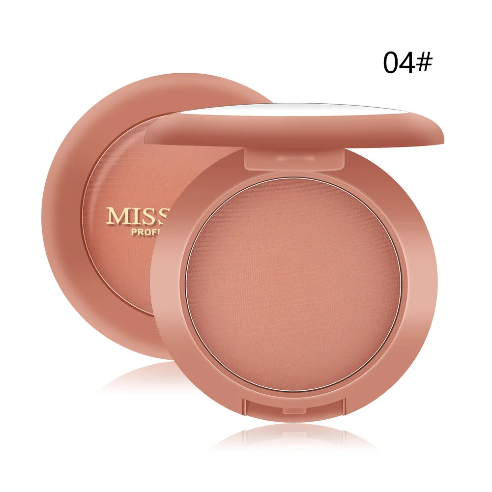 MISS ROSE 12 цветов матовый персиковый румяна пудра стойкая осветляет кожу цвет
