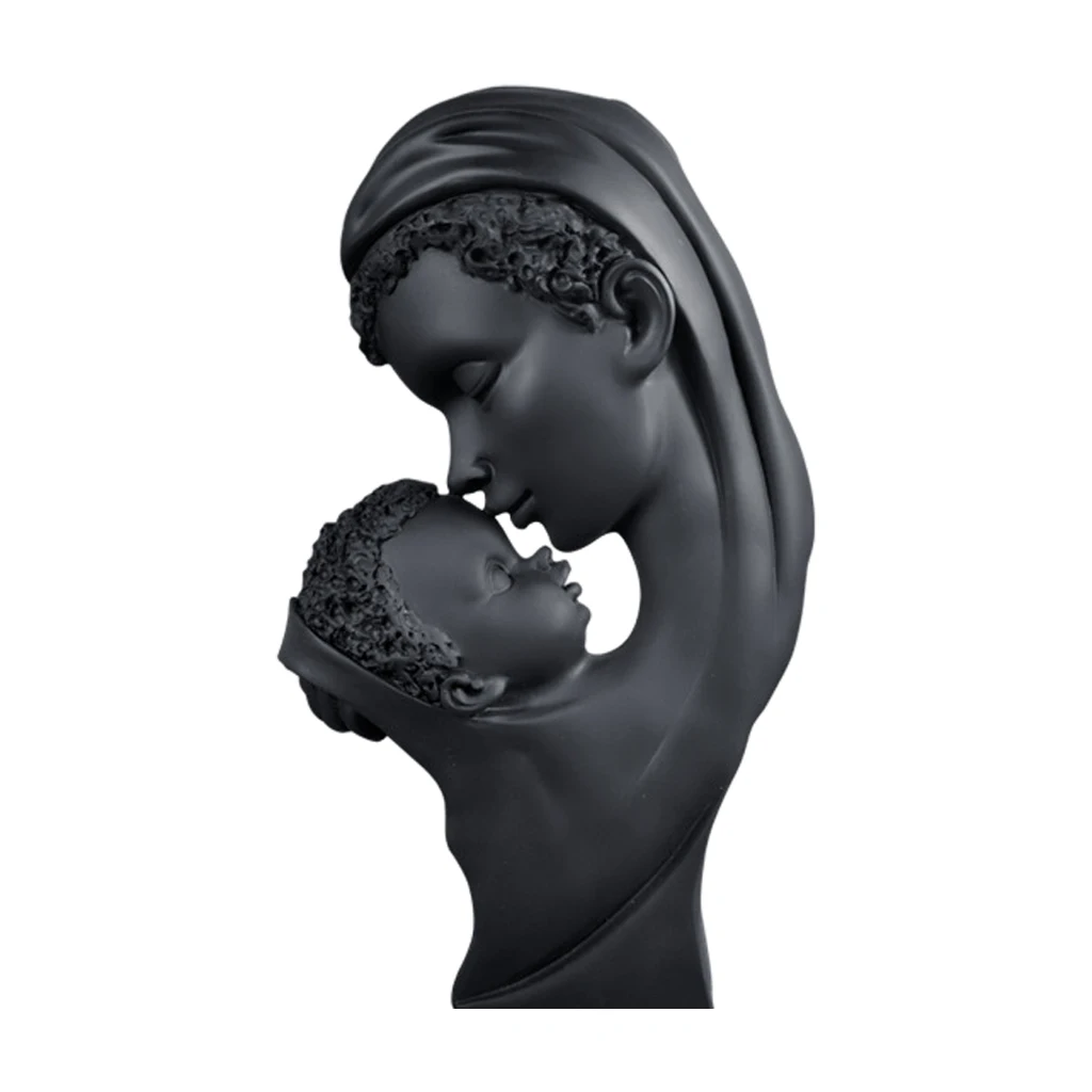 

Art Handmade Mother and Child Statue Home Decor Figurine Mothers Love Crafts
